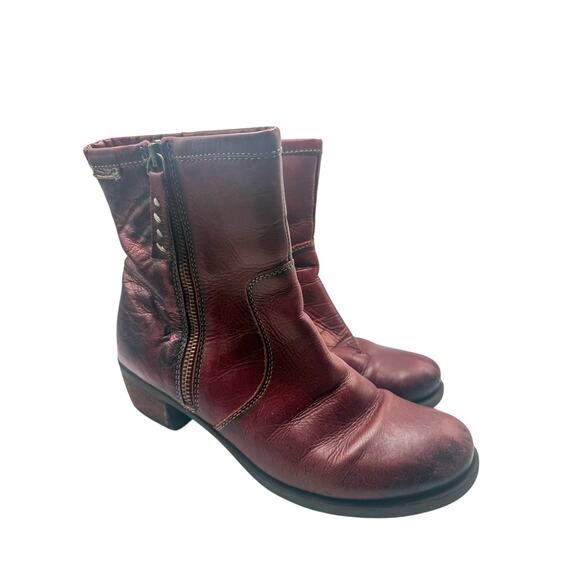PIKOLINOS Shoes - Pikolinos Size 37 soft leather heeled booties